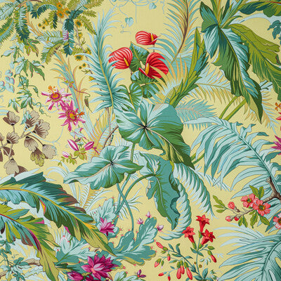 BRUNSCHWIG & FILS 8022136.314.0 MAJORELLE PRINT SUN Fabric - Eade's Wallpaper