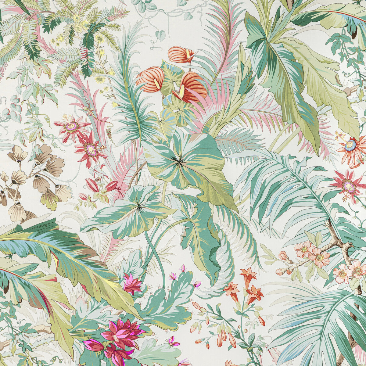 BRUNSCHWIG & FILS 8022136.517.0 MAJORELLE PRINT LILAC Fabric - Eade's Wallpaper