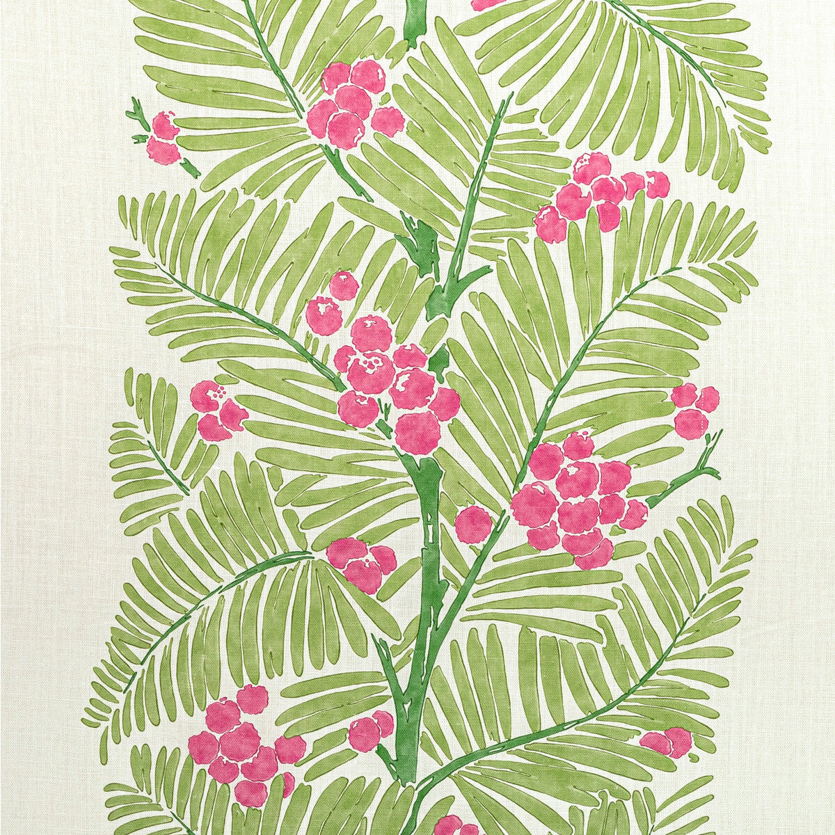 BRUNSCHWIG & FILS 8022138.73.0 PALMAR PRINT SPRING Fabric - Eade's Wallpaper