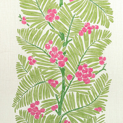 BRUNSCHWIG & FILS 8022138.73.0 PALMAR PRINT SPRING Fabric - Eade's Wallpaper