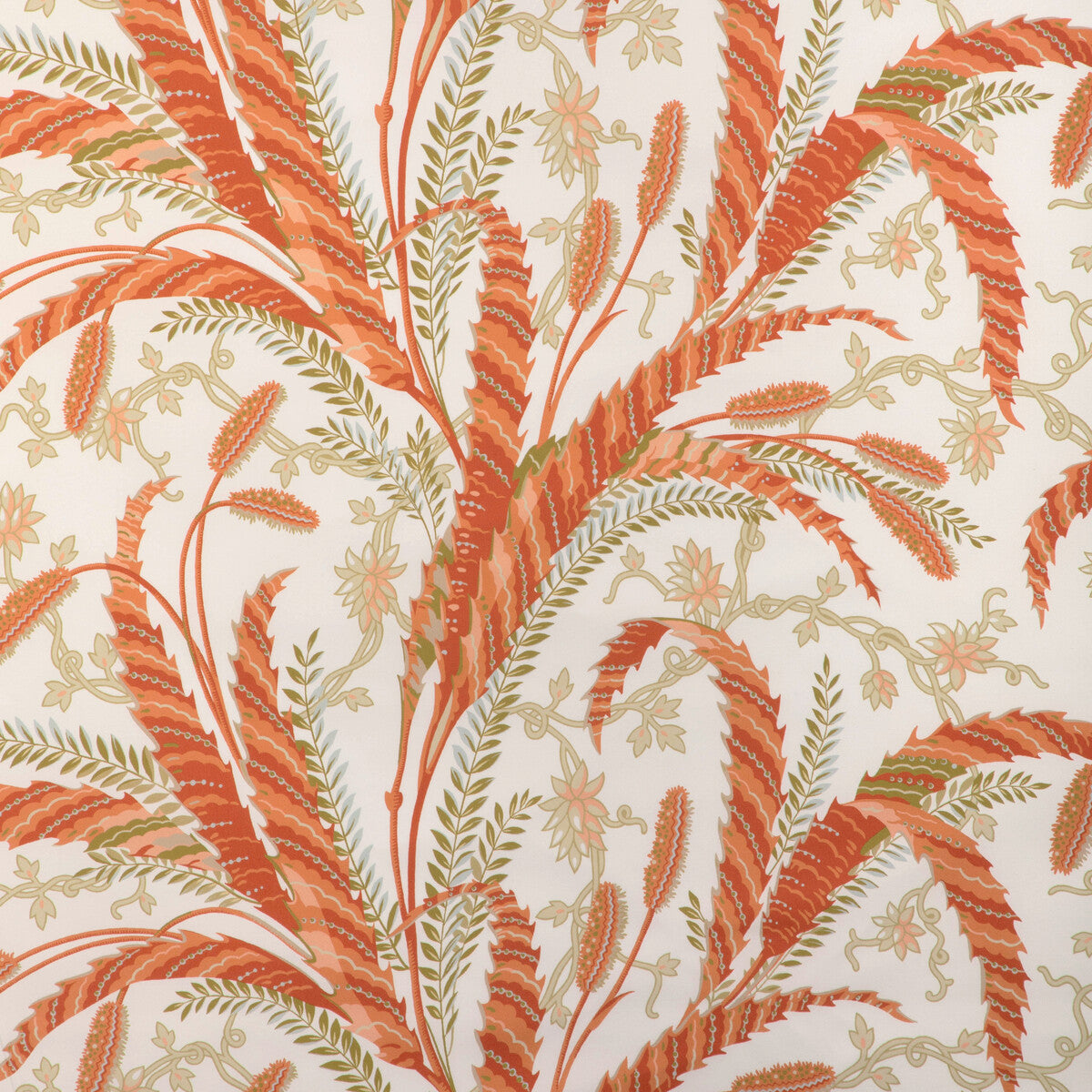 BRUNSCHWIG & FILS 8023101.12.0 VERNAY PRINT APRICOT Fabric - Eade's Wallpaper
