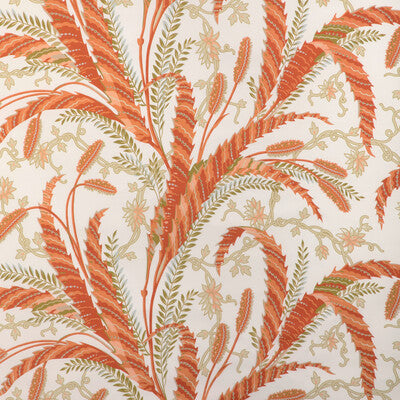 BRUNSCHWIG & FILS 8023101.12.0 VERNAY PRINT APRICOT Fabric - Eade's Wallpaper