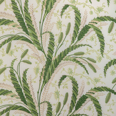 BRUNSCHWIG & FILS 8023101.3.0 VERNAY PRINT GREEN Fabric - Eade's Wallpaper