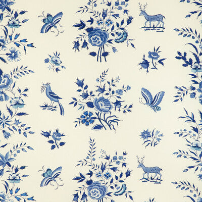 BRUNSCHWIG & FILS 8023103.550.0 AUREL PRINT SKY/BLUE Fabric - Eade's Wallpaper