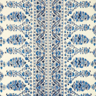 BRUNSCHWIG & FILS 8023108.550.0 VISAN PRINT NAVY/SKY Fabric - Eade's Wallpaper