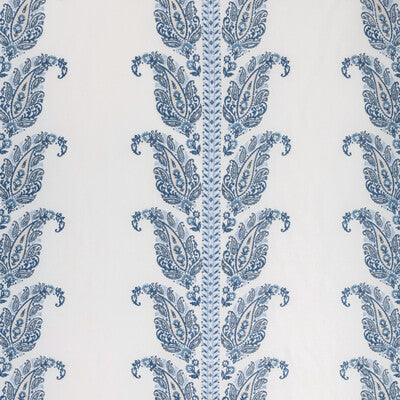 BRUNSCHWIG & FILS 8023112.115.0 YARA PAISLEY EMB SKY Fabric - Eade's Wallpaper