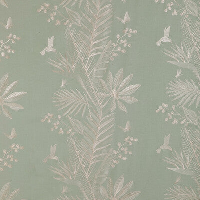 BRUNSCHWIG & FILS 8023114.13.0 MANDA EMB SEAFOAM Fabric - Eade's Wallpaper