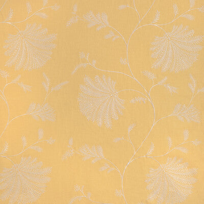 BRUNSCHWIG & FILS 8023116.40.0 MAELLE EMB CANARY Fabric - Eade's Wallpaper