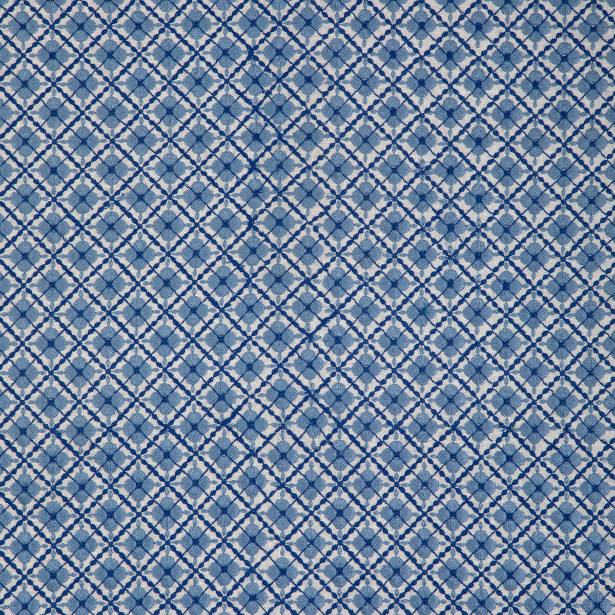 BRUNSCHWIG & FILS 8023119.155.0 INES EMB BLUE Fabric - Eade's Wallpaper