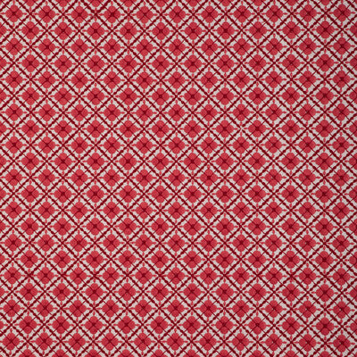 BRUNSCHWIG & FILS 8023119.99.0 INES EMB RED Fabric - Eade's Wallpaper