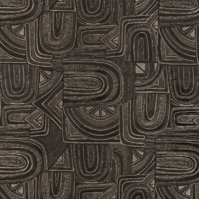 BRUNSCHWIG & FILS 8023139.6.0 TIMBRE VELVET EBONY Fabric - Eade's Wallpaper