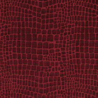 BRUNSCHWIG & FILS 8023140.19.0 CROC VELVET GARNET Fabric - Eade's Wallpaper