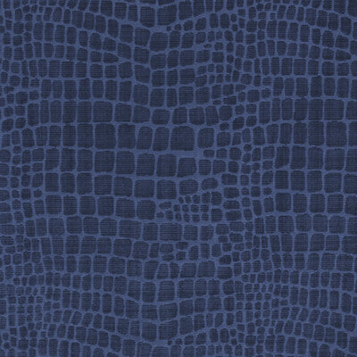 BRUNSCHWIG & FILS 8023140.50.0 CROC VELVET SAPPHIRE Fabric - Eade's Wallpaper