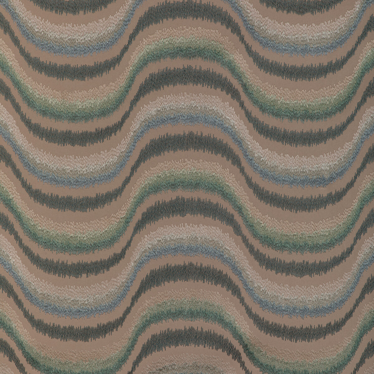 BRUNSCHWIG & FILS 8023141.1313.0 DU SON EMB AQUAMARINE Fabric - Eade's Wallpaper