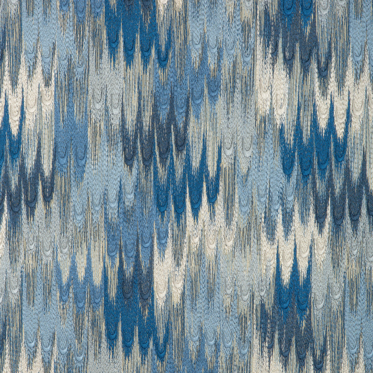 BRUNSCHWIG & FILS 8023142.155.0 DUVAL EMB SKY/LAPIS Fabric - Eade's Wallpaper