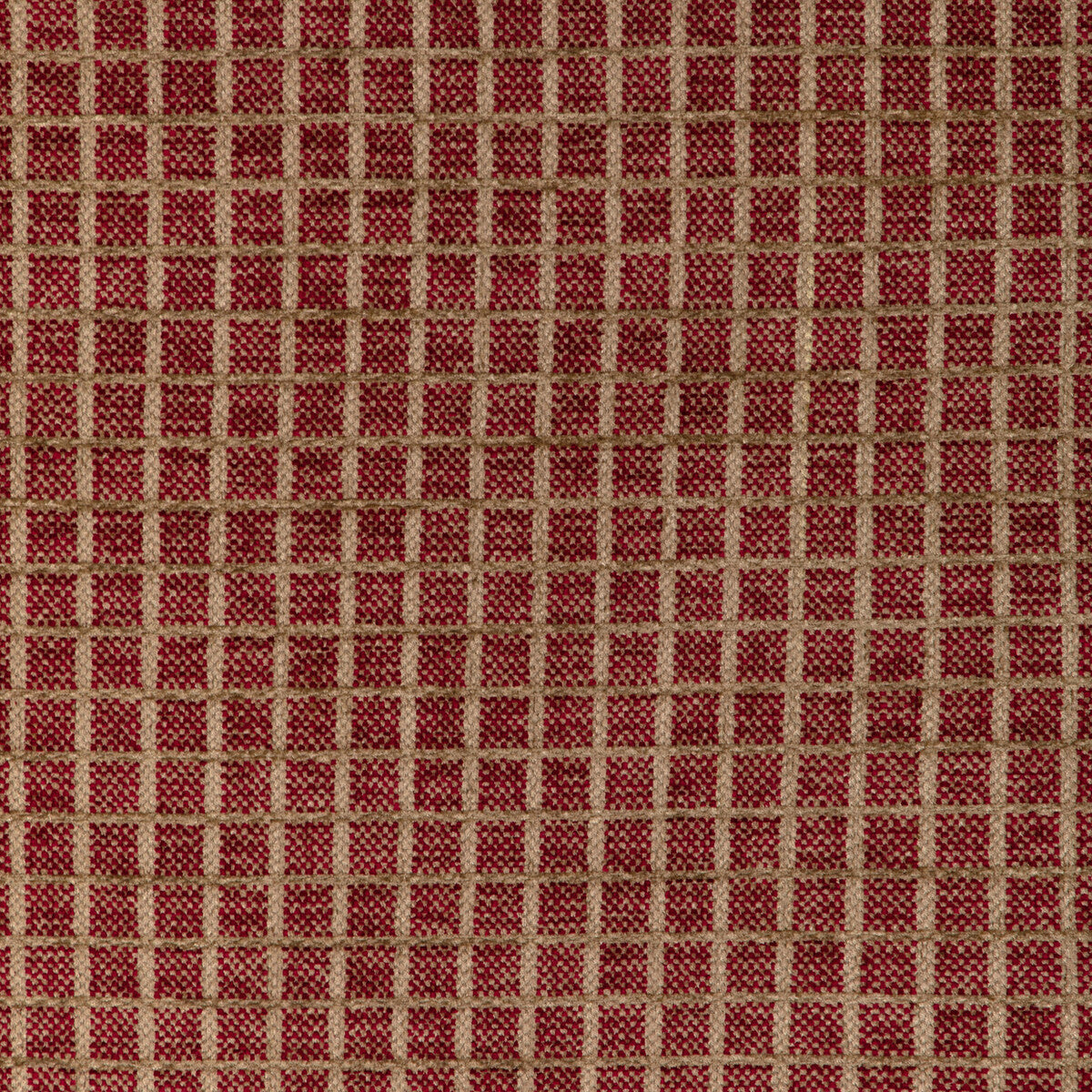 BRUNSCHWIG & FILS 8023155.916.0 CHIRON TEXTURE RED Fabric - Eade's Wallpaper