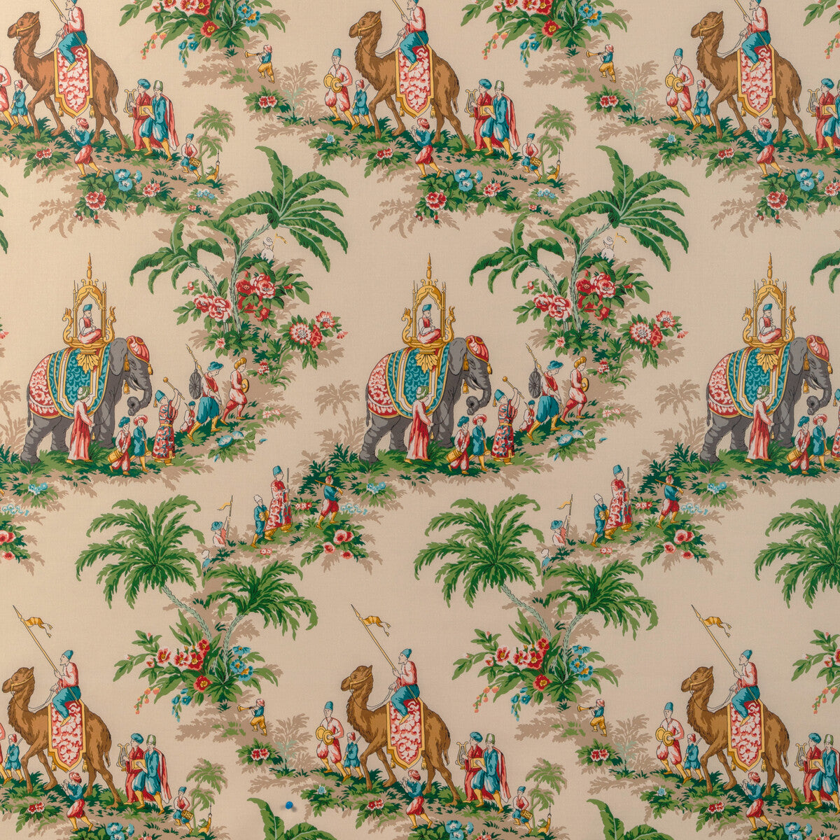 BRUNSCHWIG & FILS 8024104.1624.0 BEAUPORT PROMENADE GARDEN Fabric - Eade's Wallpaper