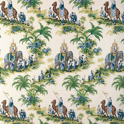BRUNSCHWIG & FILS 8024104.315.0 BEAUPORT PROMENADE FOREST Fabric - Eade's Wallpaper