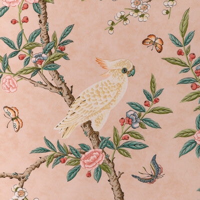 BRUNSCHWIG & FILS 8024106.73.0 KANCHOU PRINT BLUSH Fabric - Eade's Wallpaper