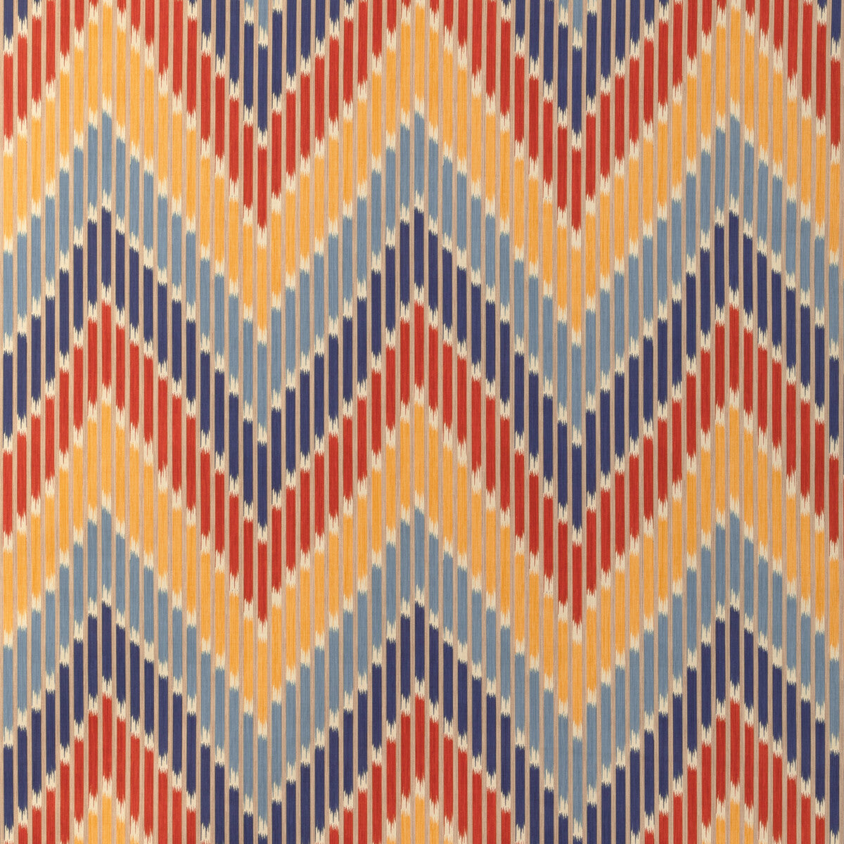 BRUNSCHWIG & FILS 8024107.195.0 CASCADE PRINT RED/BLUE Fabric - Eade's Wallpaper