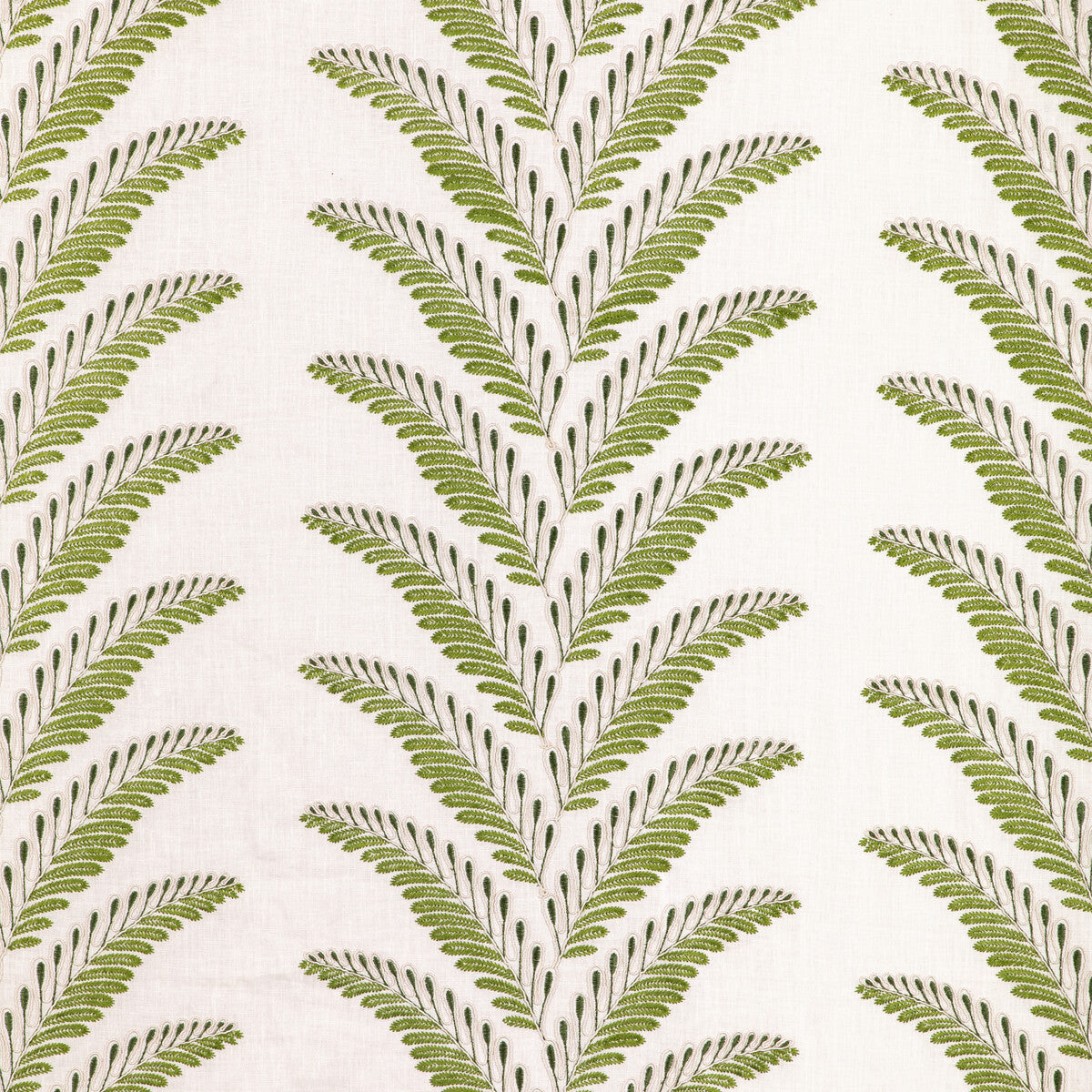 BRUNSCHWIG & FILS 8024109.31.0 FOUGERE EMB LEAF Fabric - Eade's Wallpaper