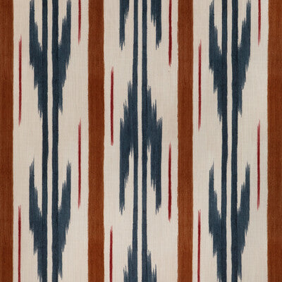 BRUNSCHWIG & FILS 8024111.519.0 LE MISTRAL PRINT SPICE Fabric - Eade's Wallpaper