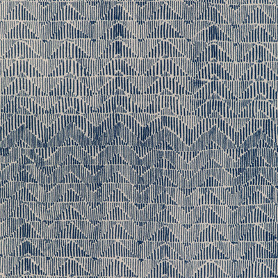 BRUNSCHWIG & FILS 8024112.50.0 LES CIGALES PRINT INDIGO Fabric - Eade's Wallpaper