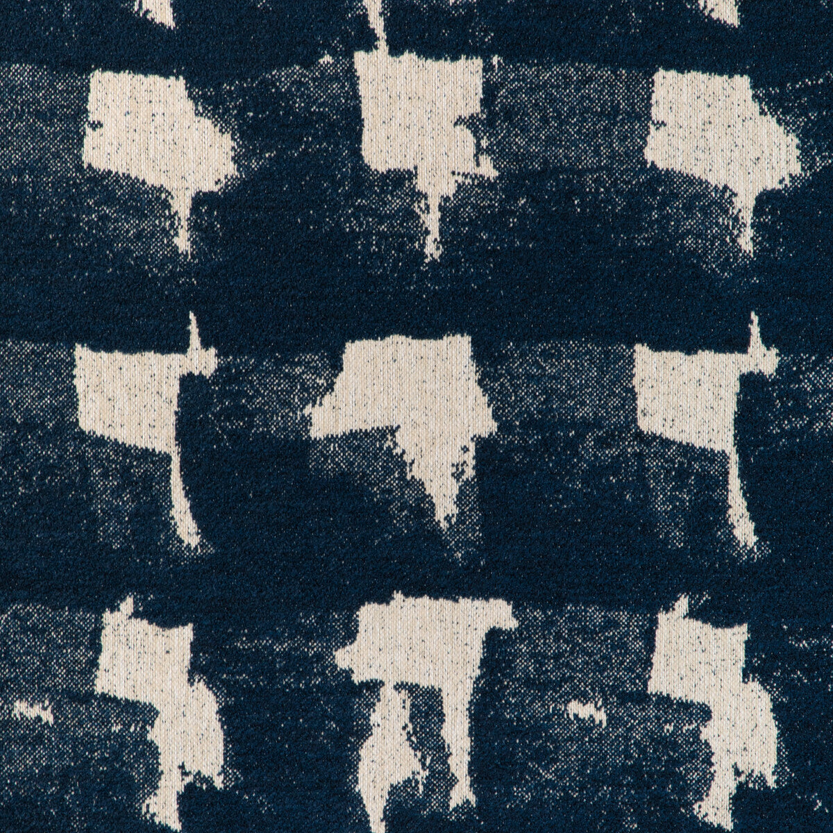 BRUNSCHWIG & FILS 8024118.50.0 LES FALAISES WEAVE INDIGO Fabric - Eade's Wallpaper