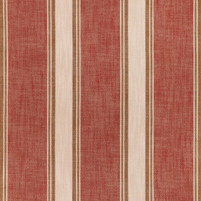 BRUNSCHWIG & FILS 8024120.924.0 LA RIVIERA STRIPE SPICE Fabric - Eade's Wallpaper