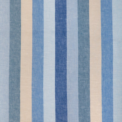 BRUNSCHWIG & FILS 8024127.155.0 PICNIC STRIPE BLUE Fabric - Eade's Wallpaper