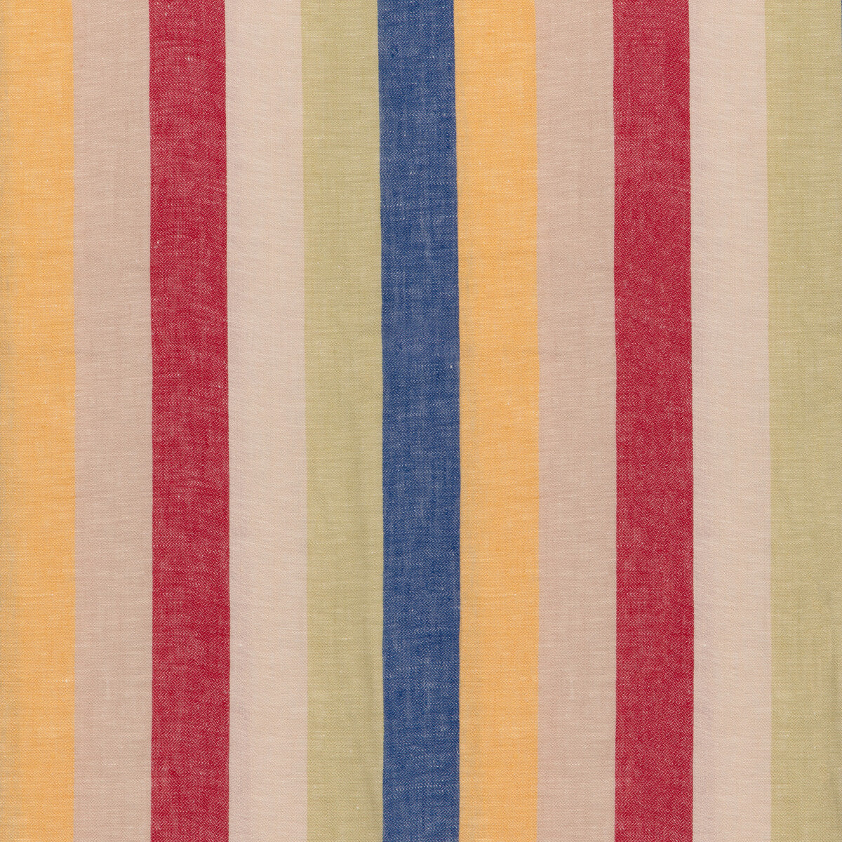BRUNSCHWIG & FILS 8024127.195.0 PICNIC STRIPE PRIMARY Fabric - Eade's Wallpaper