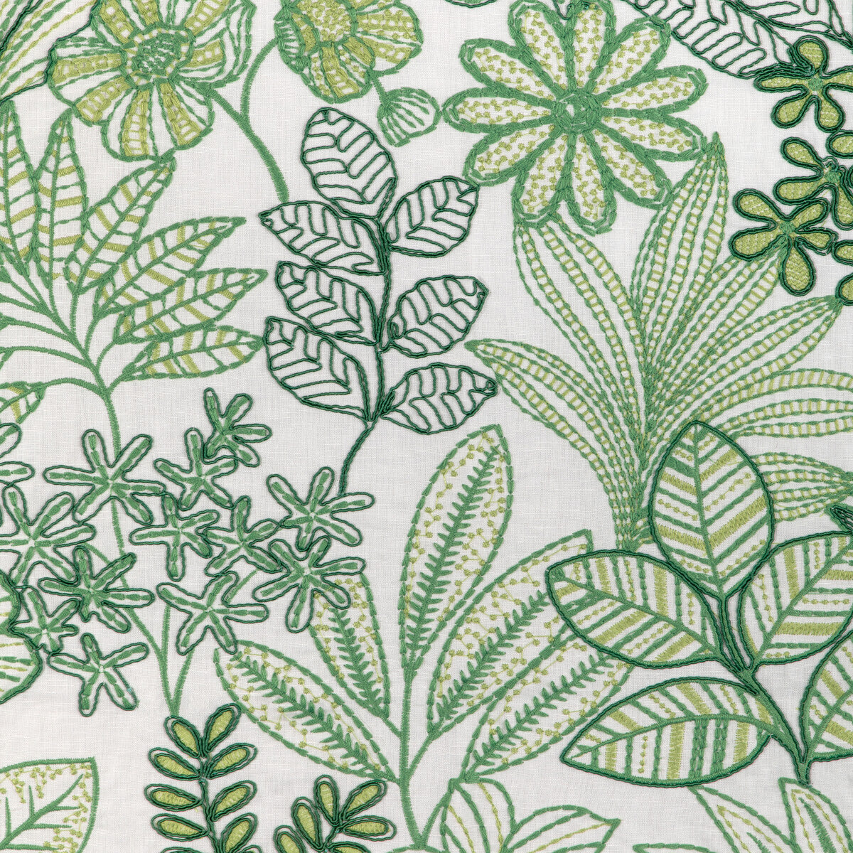 BRUNSCHWIG & FILS 8024131.3.0 WOODRUFF EMB LEAF Fabric - Eade's Wallpaper