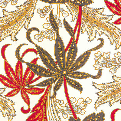 BRUNSCHWIG & FILS LOUISIANNE 8025112.19.0 in ROUGE Wallpaper