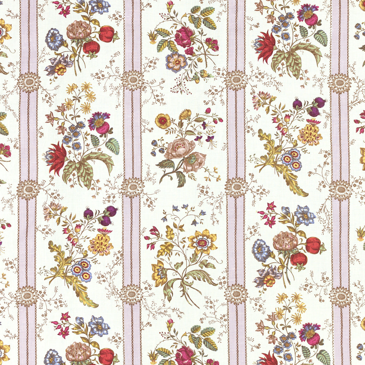 Schumacher 803B68 MADELEINE in LAVENDER Fabric - RAOUL TEXTI