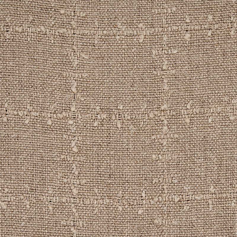 Schumacher 80411 ELIN CHECK in LINEN Fabric - NEW TRADITIONA