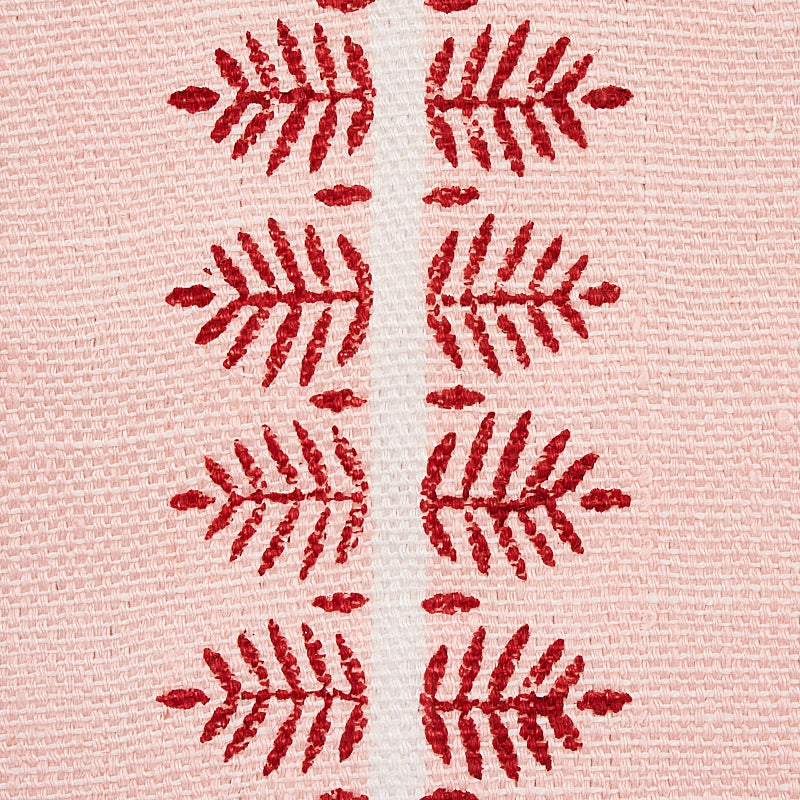 Schumacher 80520 ALVA HAND BLOCK PRINT in BLUSH Fabric - NEW