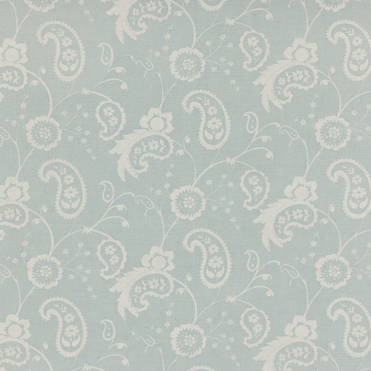 Schumacher 806N67 RAJA in ROBIN'S EGG Fabric - RAOUL TEXTILE