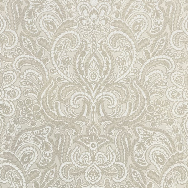Galerie 81197 Beige Damask - Eade's Wallpaper