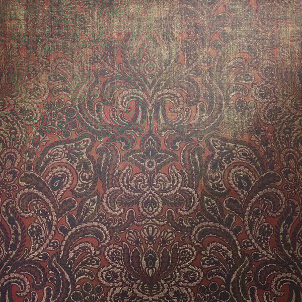 Galerie 81199 Red Damask - Eade's Wallpaper