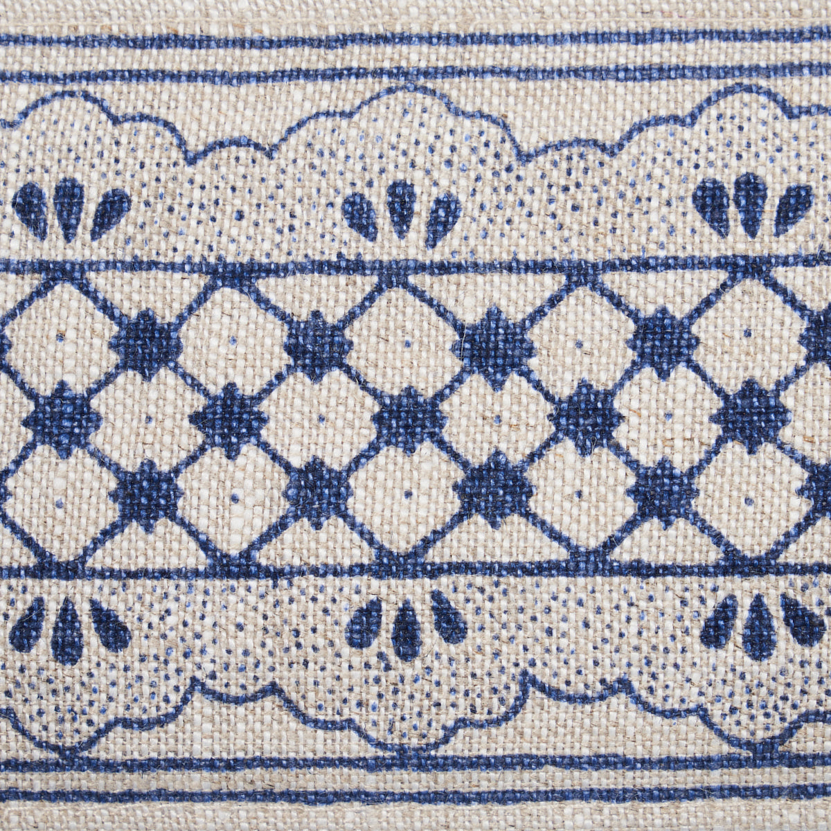 Schumacher 81650 DAVISON SCALLOPED TAPE in WASHINGTON BLUE T