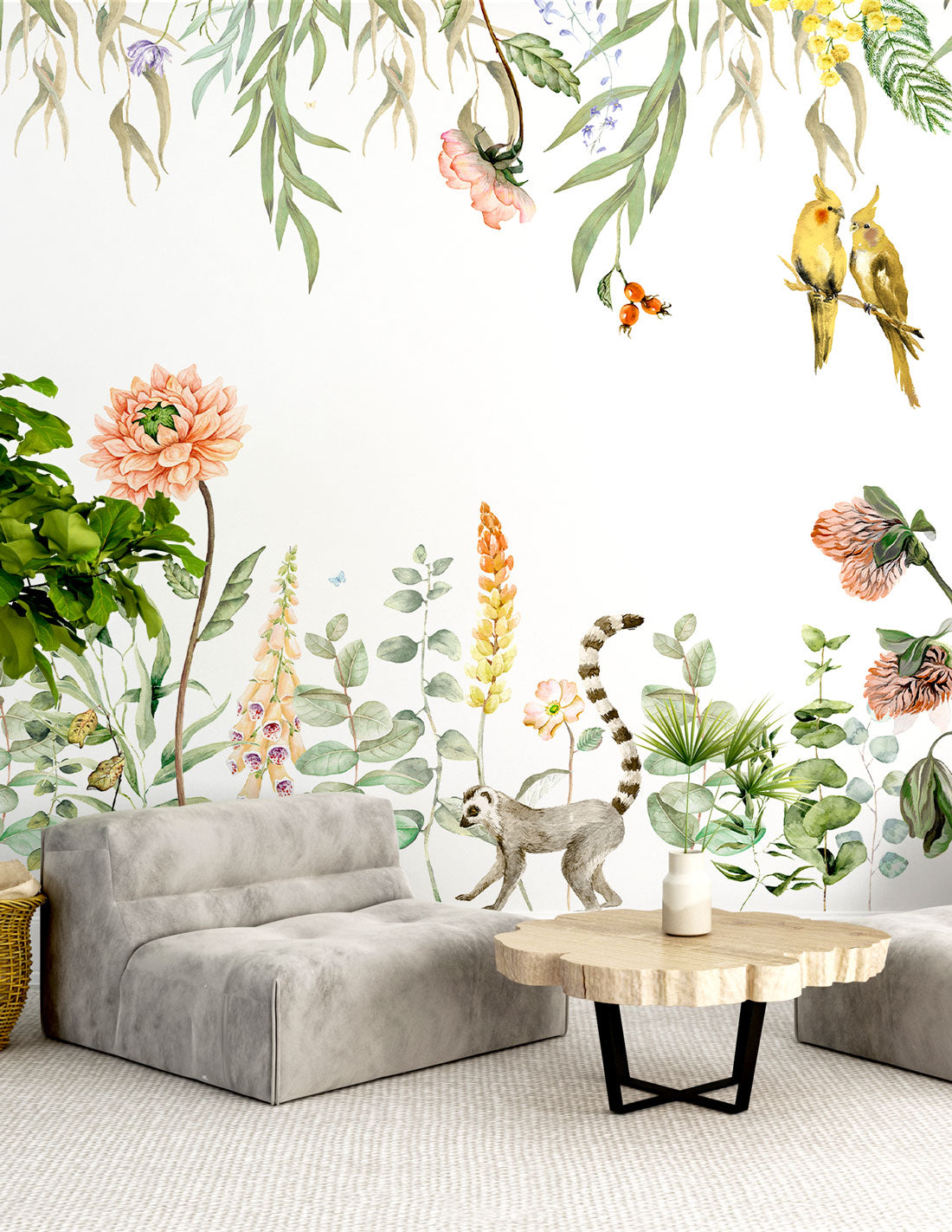 Papermint Alice Pack 1 & 2 in Green Wall Mural 8184-BDL-AA