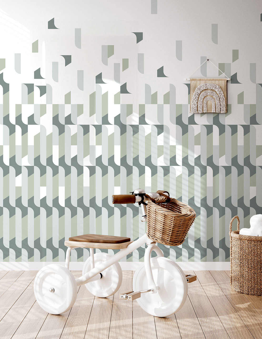Papermint Alma Pack 1 & 2 in Grey Wall Mural 8184-BDL-AB4