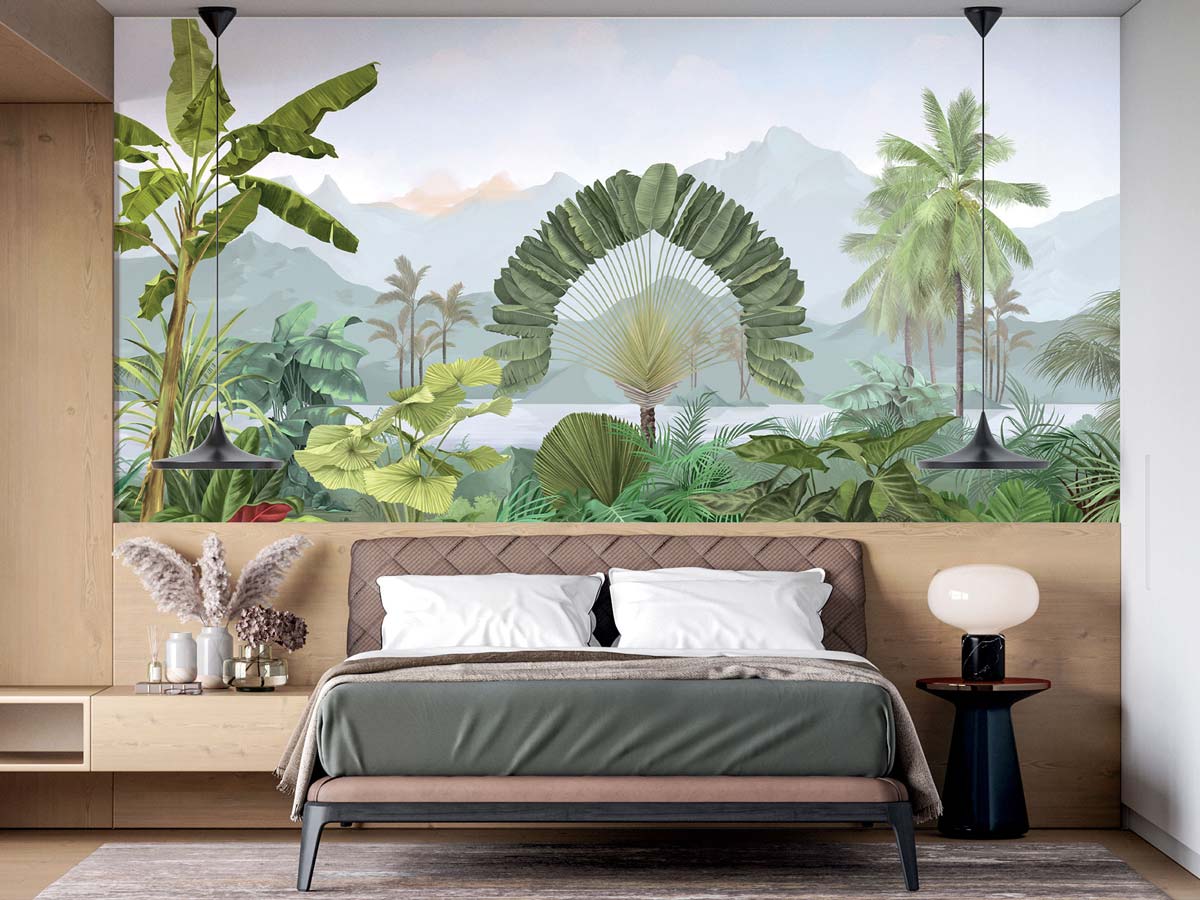 Papermint Amazonia Pack 1, 2 & 3 in Blue Wall Mural 8184-BDL