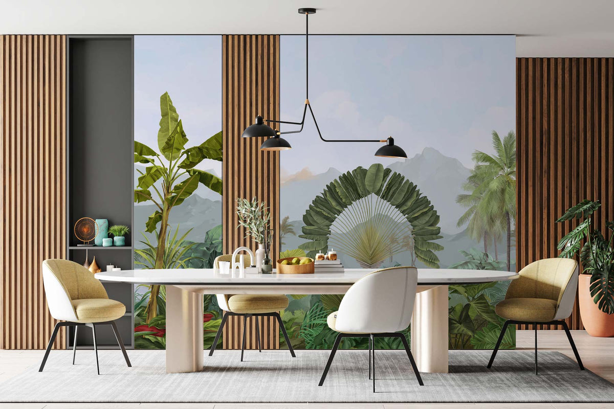 Papermint Amazonia Pack 1, 2 & 3 in Blue Wall Mural 8184-BDL