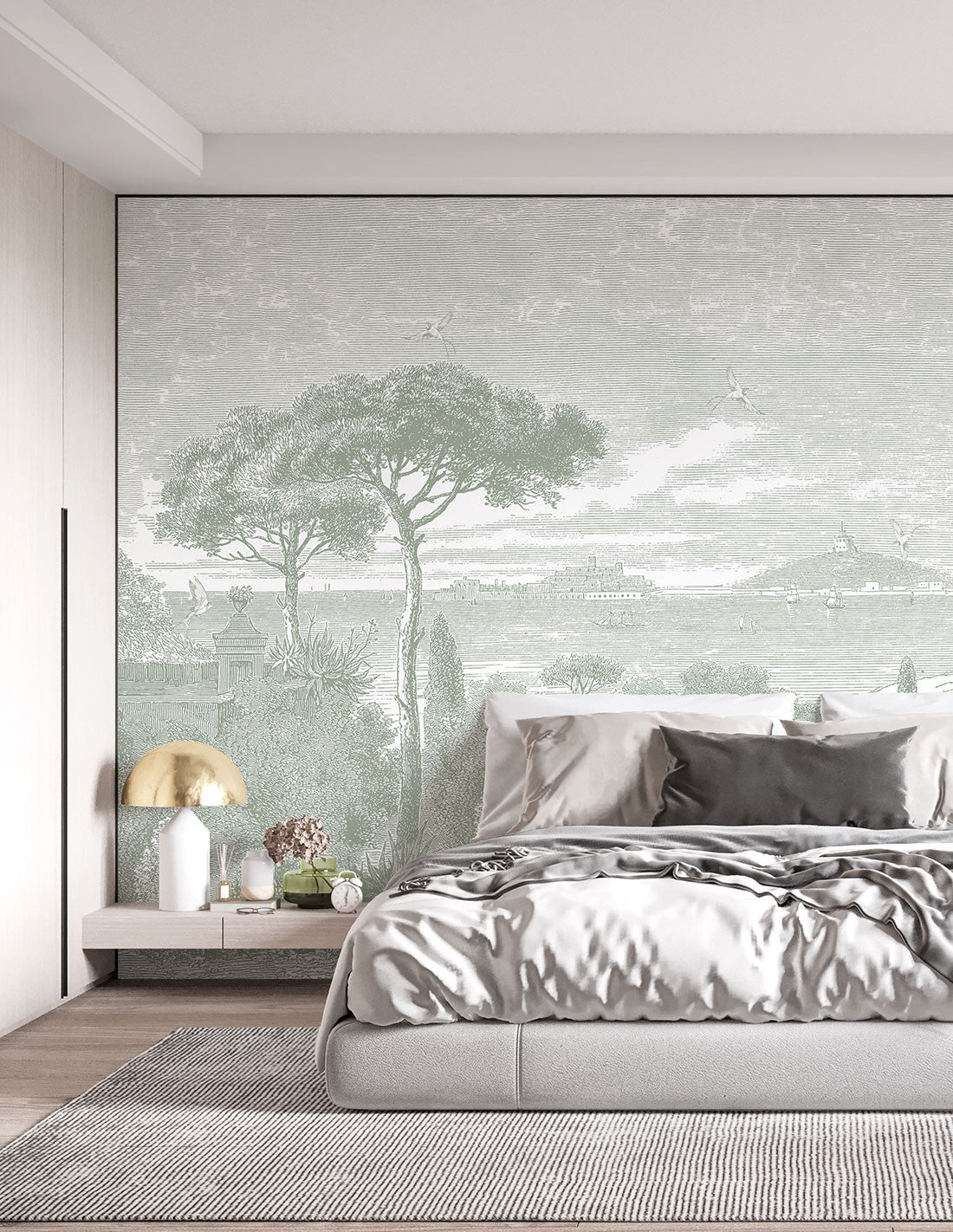 Papermint By the Sea Pack 1, 2 & 3 in Green Wall Mural 8184-