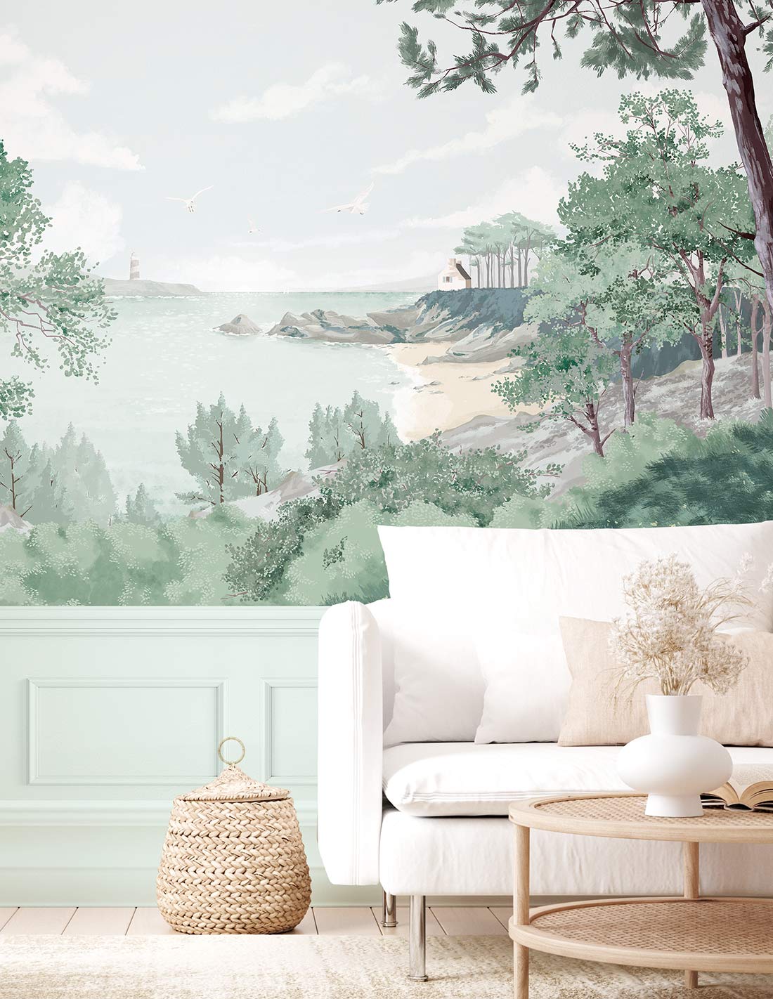 Papermint Bretagne Chair Rail With Faux Wainscoting Pack 1,