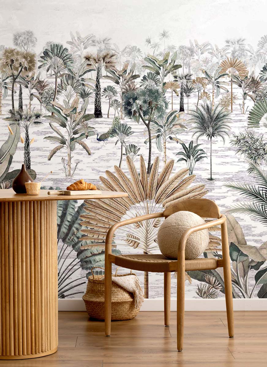 Papermint Java Pack 1 & 2 in Green Wall Mural 8184-BDL-BM