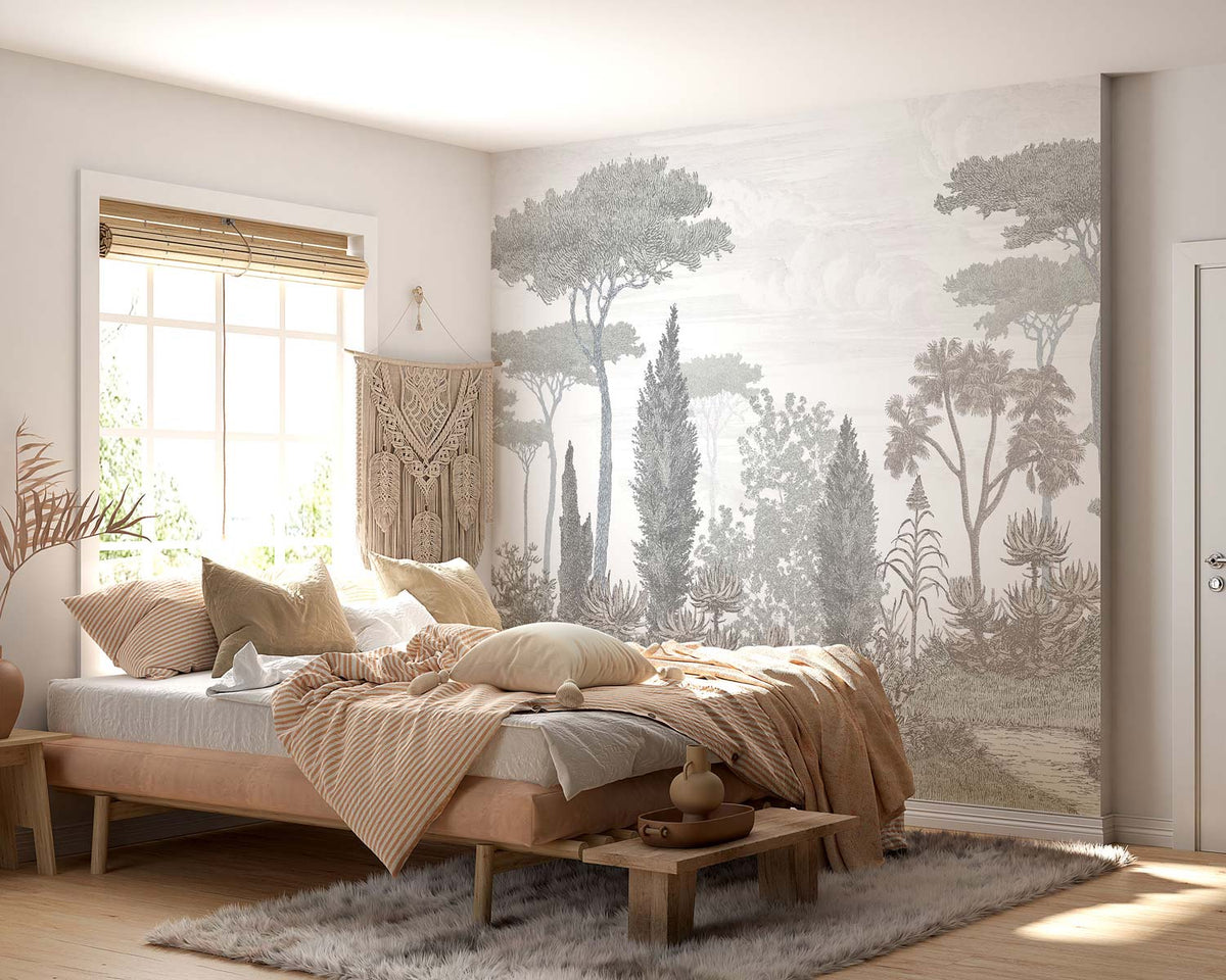 Papermint Pinery Pack 1, 2 & 3 in Grey Wall Mural 8184-BDL-C