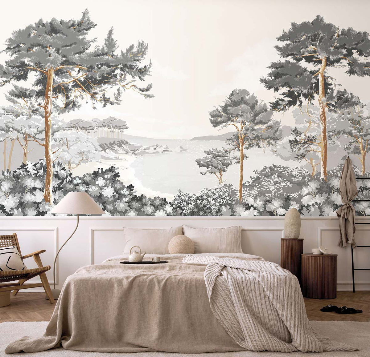 Papermint Quiberon Pack 1, 2 & 3 in White Wall Mural 8184-BD