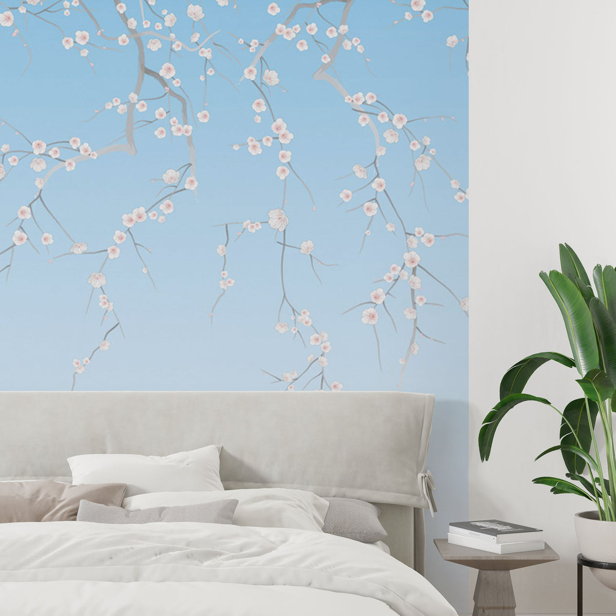 Papermint Sakura Pack 1 & 2 in Blue Wall Mural 8184-BDL-CW1